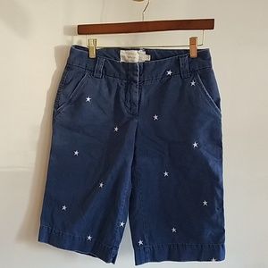 Patriotic J.Crew shorts, size 2